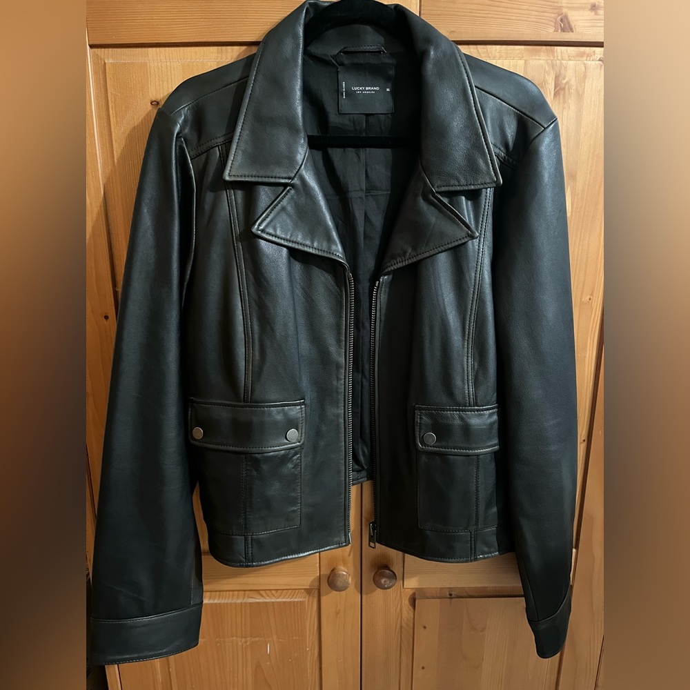 Lucky Brand Black Leather Jacket